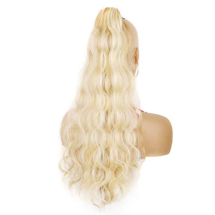MST08 Adhesive Tie-On Wigs Ponytail Fluffy Long Curly Wigs High-Ponytail