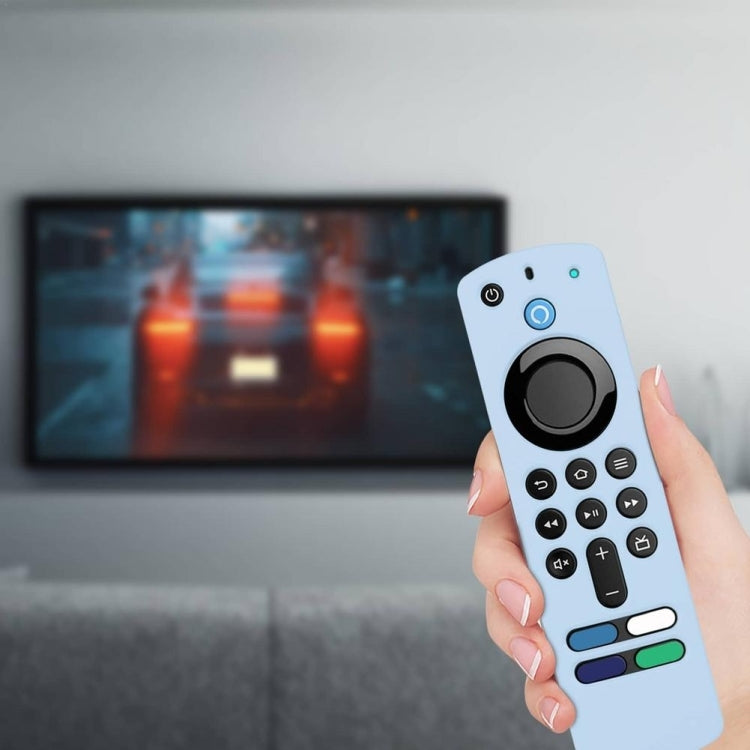 2 PCS Y27 For Alexa Voice Remote 3rd Gen Silicone Non-slip Protective Cover