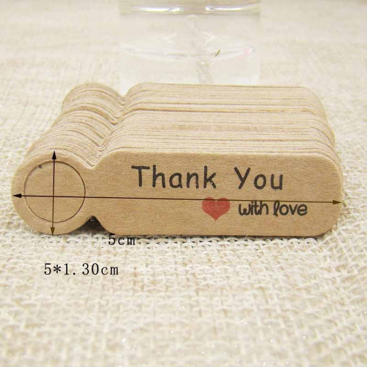 100pcs /Set Small Retro Baking Label DIY Jewelry Price Tag Bookmark Gift Card