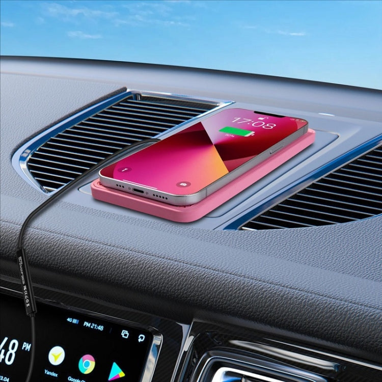 Car Waterproof Wireless Charger With Additional Cover And Anti-slip Mat