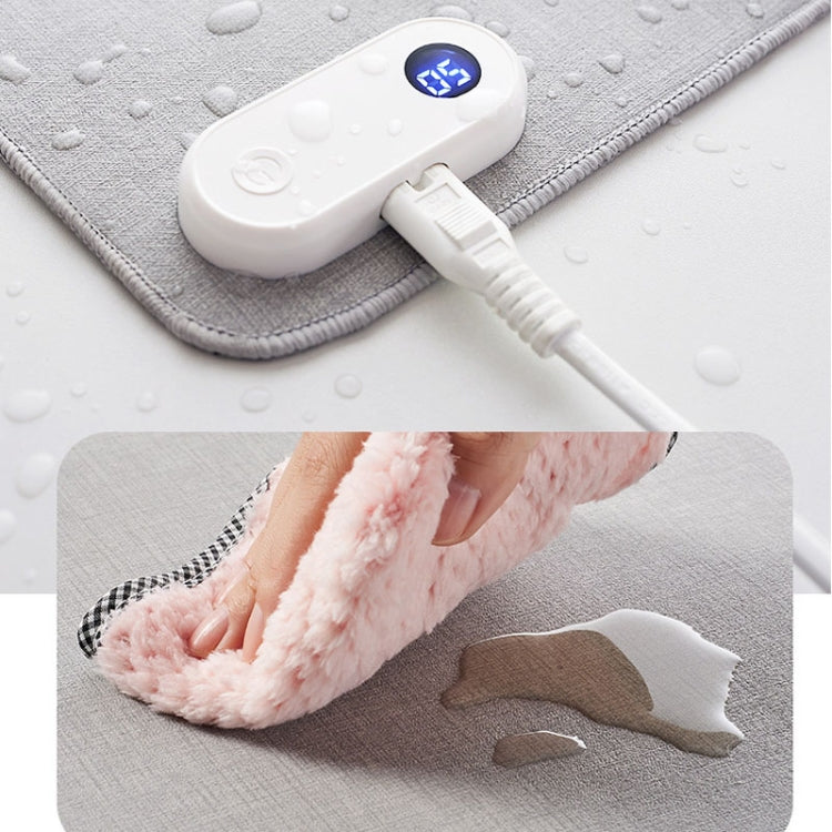 150W 80x33cm Heated Mouse Pad Digital Display Adjustable Hand Warmer Desk Pad