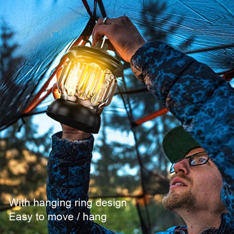 LH-B46 LED Retro Tent Light Convenient USB Charging Camping Light