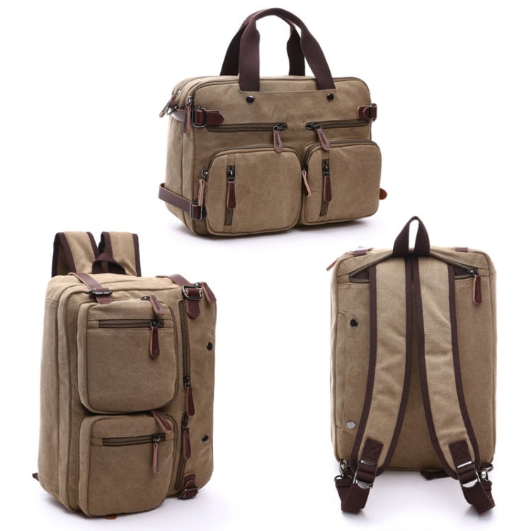 Casual Canvas Three-Purpose Business Briefcase Computer Bag