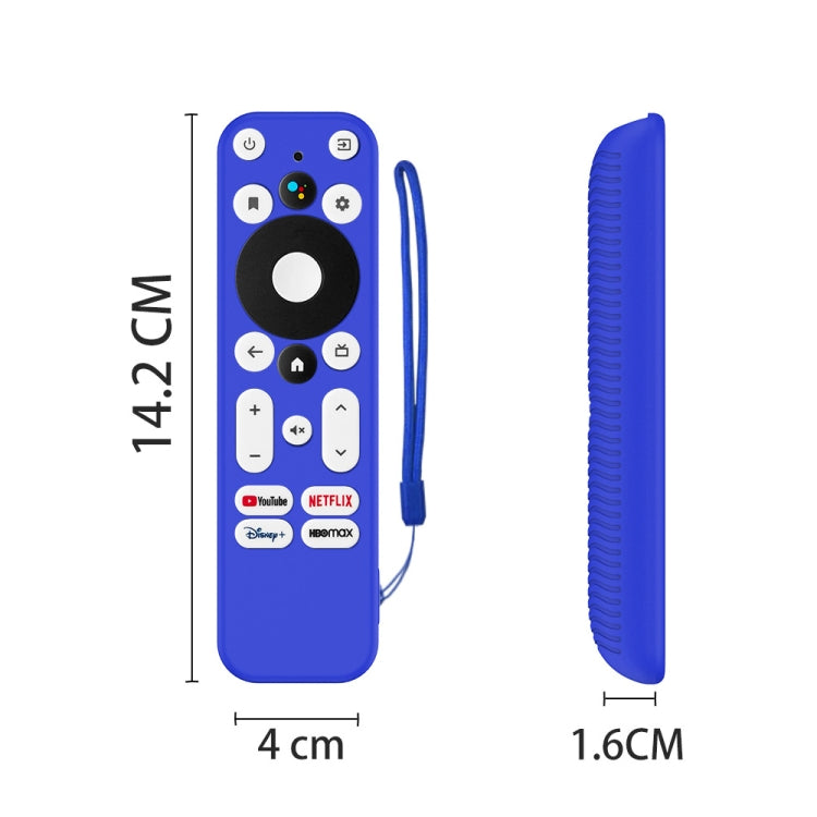 Y55 For ONN Android TV 4K UHD Streaming Device Anti-Fall Silicone Remote Control Cover