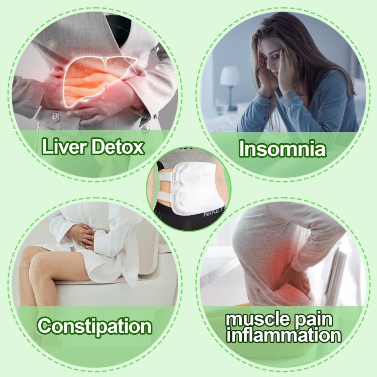 Reusable Castor Oil Pack For Liver Detox & Comfort Sleep Fit(No Castor Oil)