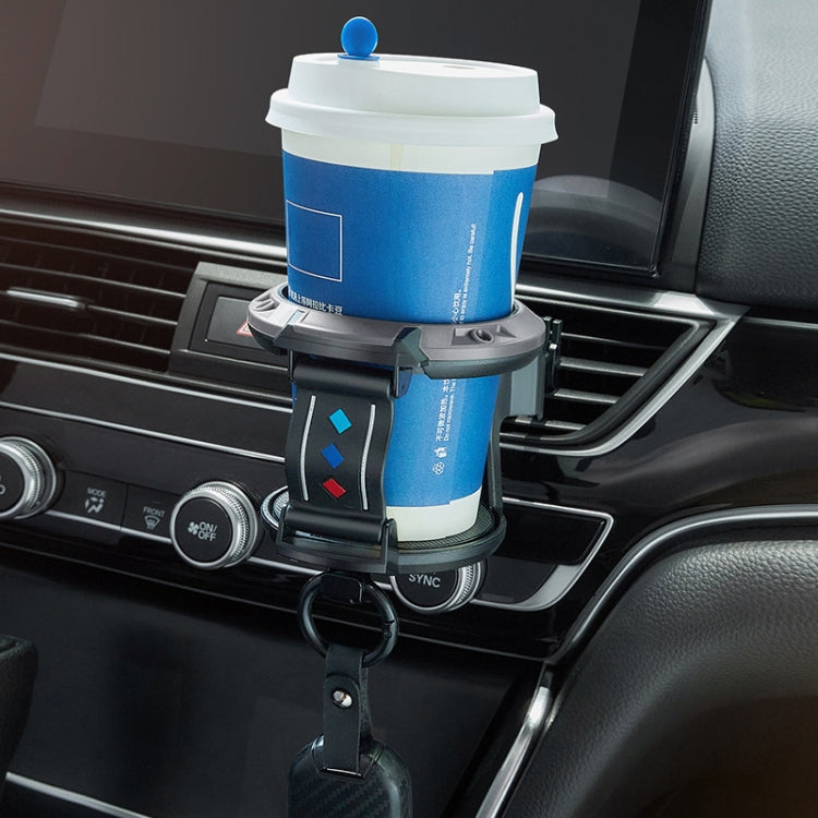 Car Air Conditioner Air Outlet Water Cup Holder Ashtray With Hook