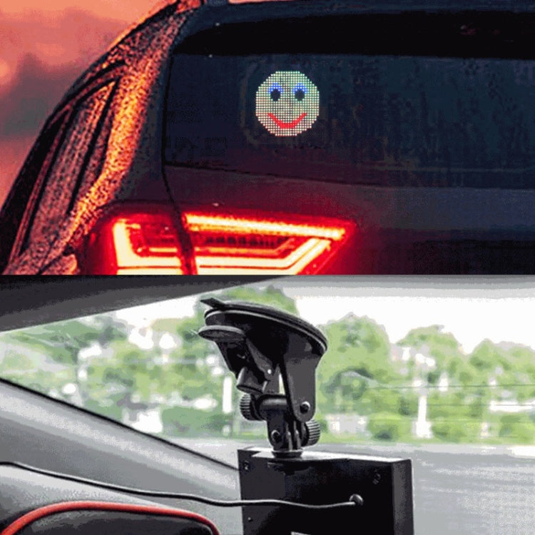 P4-32x32 RGB Full Color Emoticon Picture LED Car Display Wireless Transmission Wifi Custom