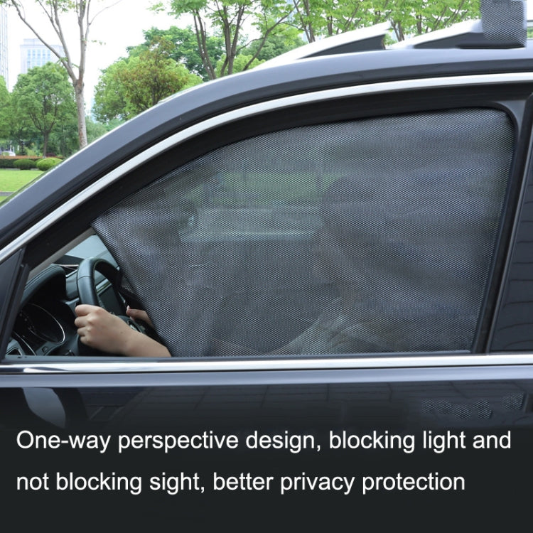 Car Sunshade Magnetic Iron Reflective Mesh Gauze Sunscreen Heat Insulation Sunshade Baffle