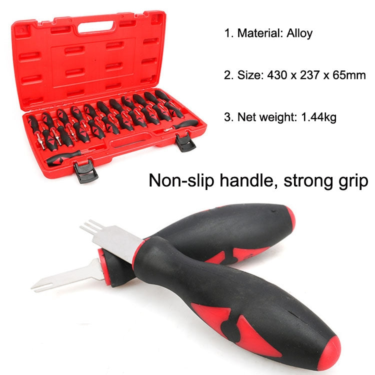 23pcs/set For Audi Terminal Remover Car Wiring Harness Plug Unlocker Pin Extractor