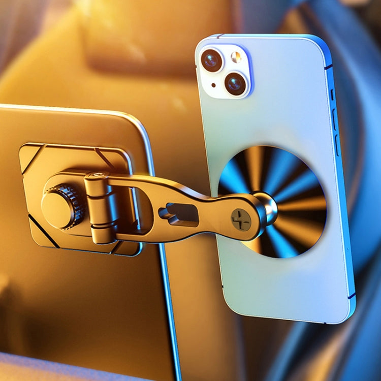 D29 Metal Car Phone Holder Floating Screen Folding Magnetic Phone Holder