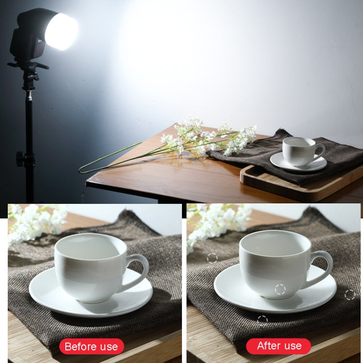 Round Light Head Universal SLR Camera Top Hot Shoe Light Soapbox, For Godox V1/AD100Pro/AD200/AD200Pro