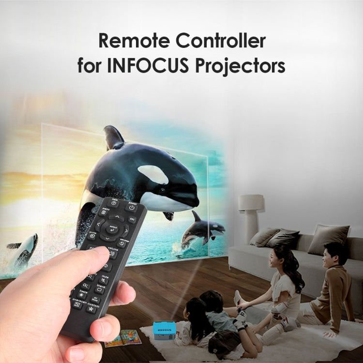 For InFocus IN112 IN114 IN124 IN3136 Projector 2pcs Remote Control