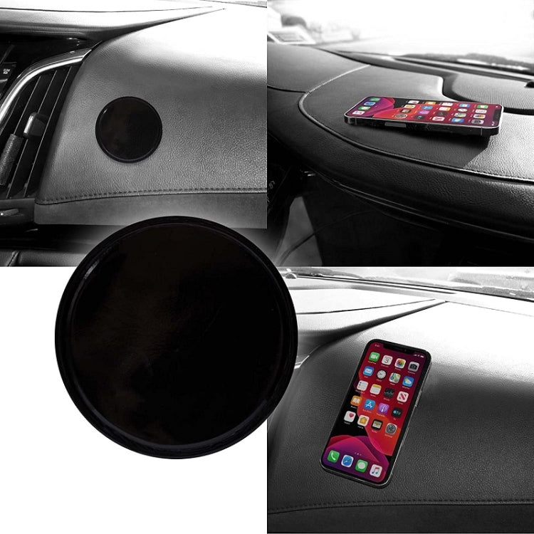 10pcs 5cm Vehicle Round Strong Sticky Non-slip PU Mat