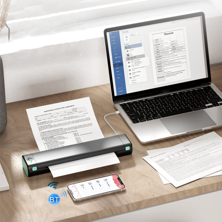 M08F Bluetooth Wireless Handheld Portable Thermal Printer