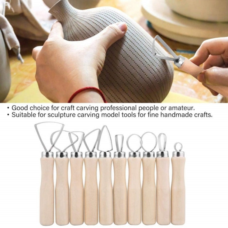 10pcs/set Art Pottery Clay Bulk Scraper Tools