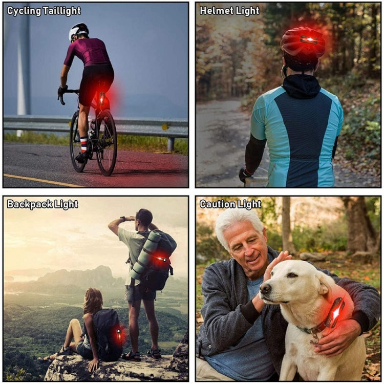 Bicycle Tail Light Type-C Rechargeable Outdoor Warning Light With Pen Clip