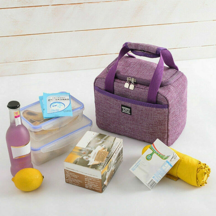 Portable Lunch Bag Thermal Insulated Lunch Box Tote Cooler Handbag