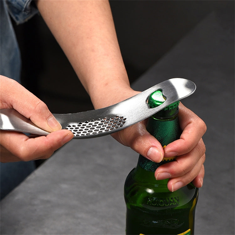 WGKT0089 430 Stainless Steel Boat Shaped Garlic Grinder Manual Garlic Press Tools Kitchen Gadgets, Garlic Grinder(Style 2), Garlic Grinder(Style 1)