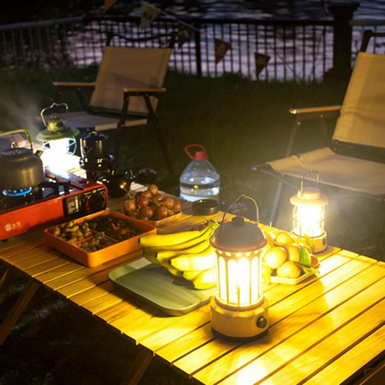 Battery Model COB Portable Outdoor Camping Lamp Atmosphere Tent Lamp Retro Lamp