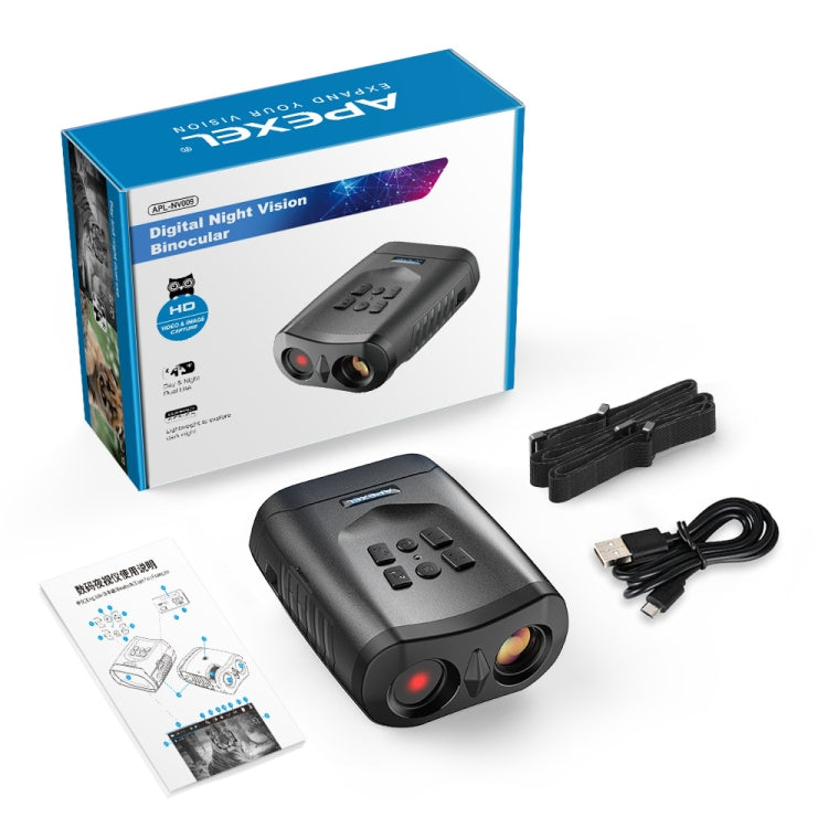 APEXEL 3-inch LCD HD Screen Photo Video Portable Binoculars Digital Infrared Night Vision Device