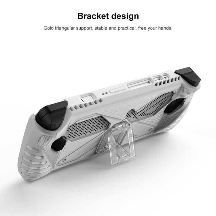 For Asus ROG Ally Game Console TPU Soft Cover With Holder Bracket