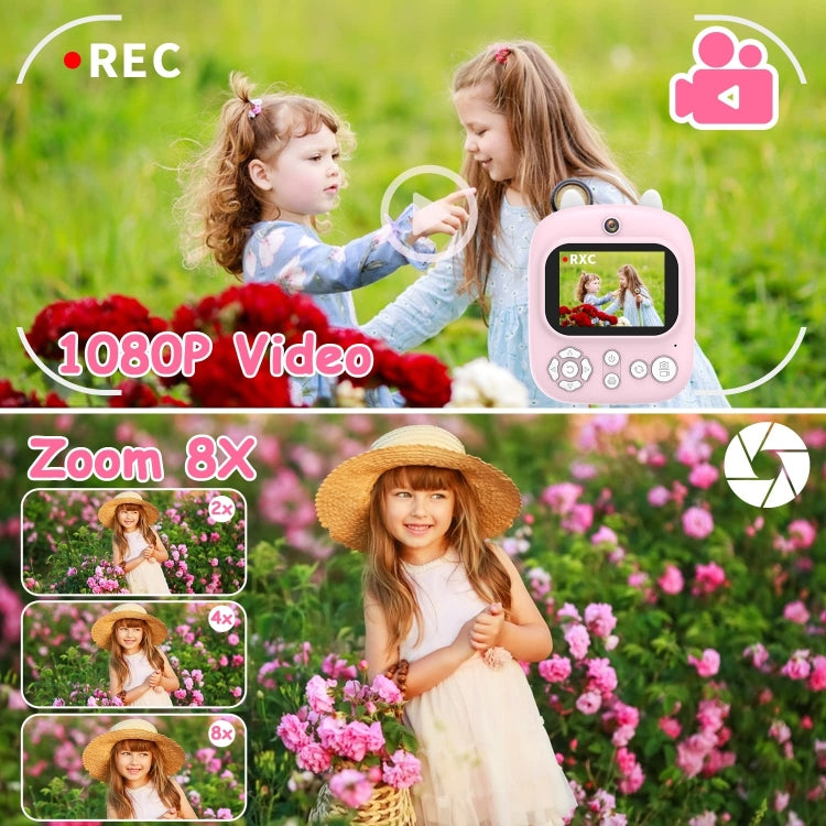 1200W Pixel 2.4 Inch Display Children Print Instant Camera