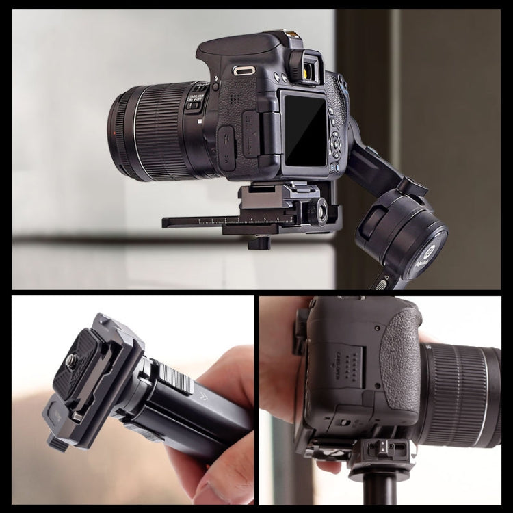 XILETU PQ-38 Quick Release Plate Base Tripod Slider Mount Adapter