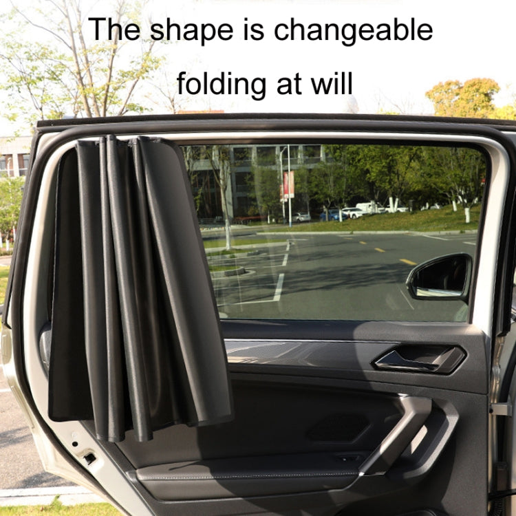 Heat-insulating Opaque Vinyl Coated Magnetic Car Curtains
