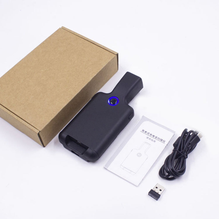 HC101D 2D Bluetooth Barcode Scanner Wireless Back Clip Phone Barcode Reader