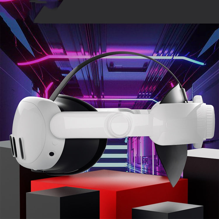 For Meta Quest 3 VR iplay Head Strap Reduce Pressure Adjustable Headband