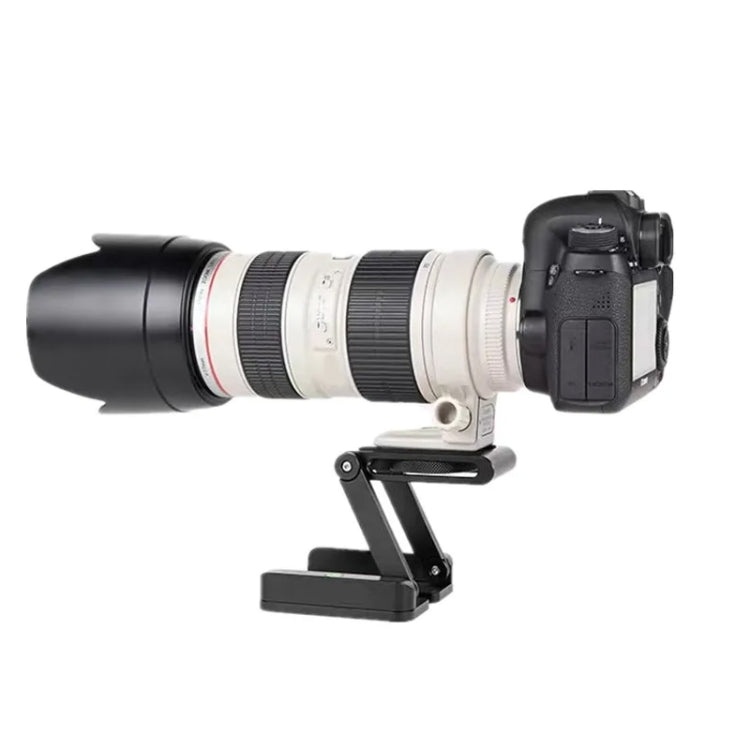 Folding Z Type Tilt Pan Tripod Head Ball Head Quick Release Plate Stand for DSLR Camera