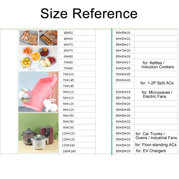 10pcs /Bag Disposable Furniture Dust Cover For Electric Cooker Oven Electric Fan