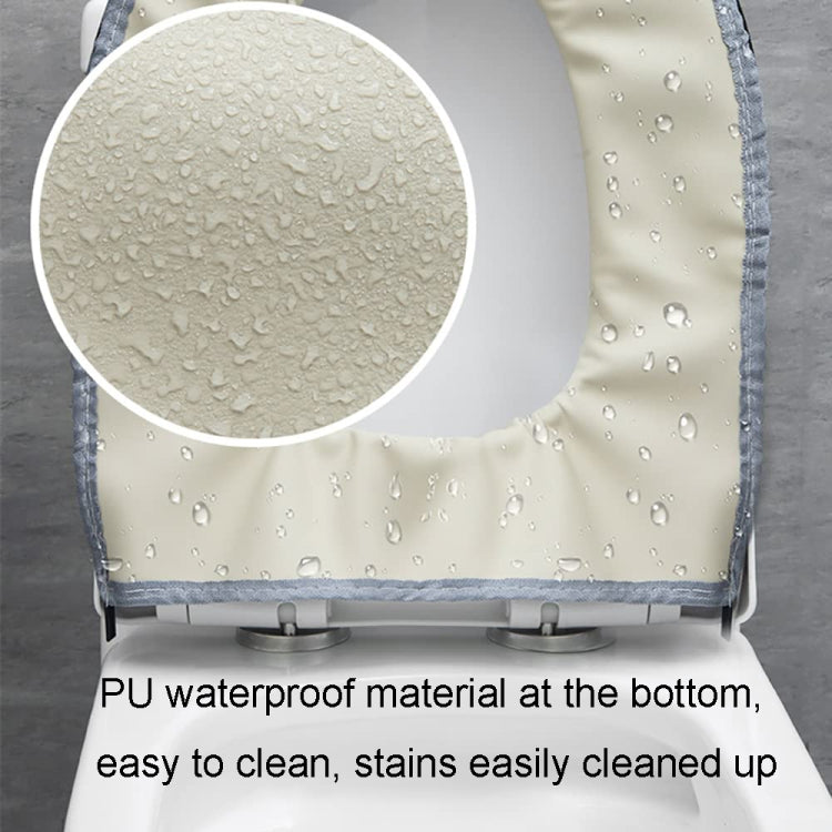 Universal Warm Toilet Seat Home Suede Toilet Cover