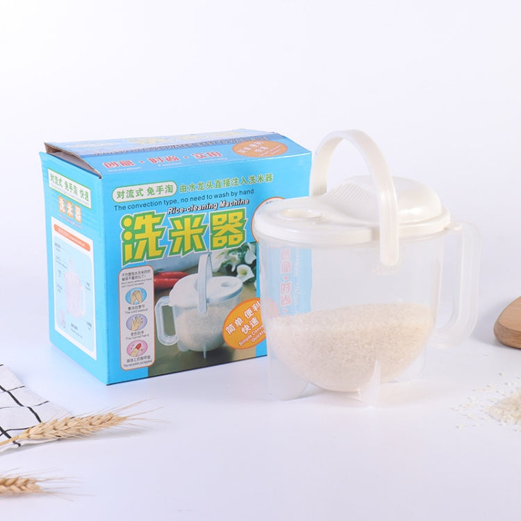 Home Kitchen Rice Washing Sieve Rice Washer Convection Plastic Rice Panner