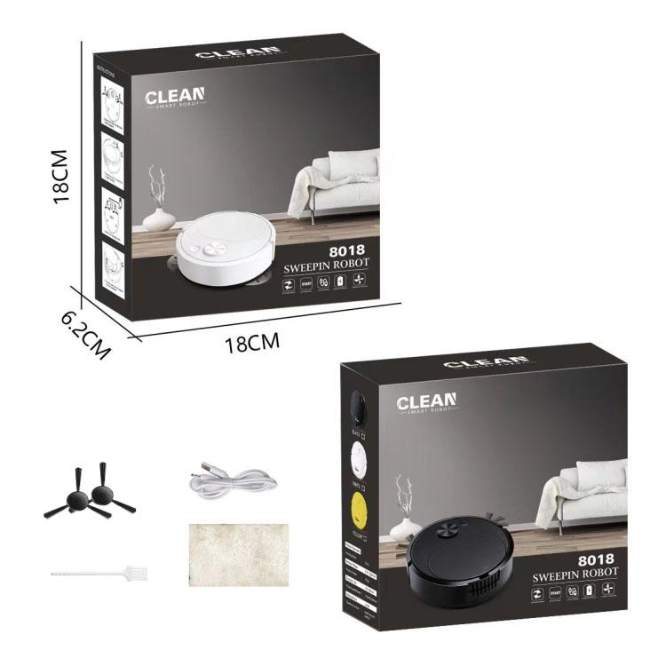 Field Sweeping Robot Auto Family Mini Cleaning Machine USB Charging Smart Vacuum