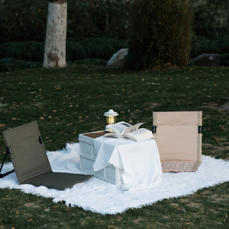 Outdoor Camping Lightweight Comfortable Folding Chair Camping Park Leisure Beach Portable Single Cushion Chair