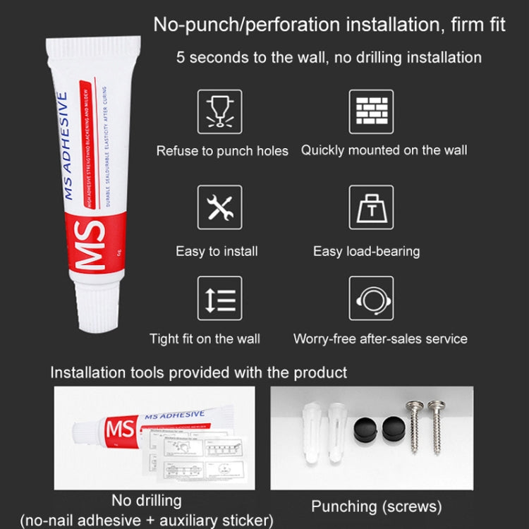 Thickened Solid Hooks Toilet Clothes Hooks Aluminum Free Perforation Wall Clothes Hat Hanger