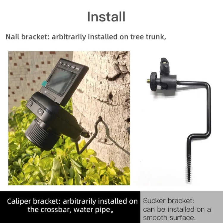 4K Time-Lapse Camera Microlight Full Color Night Vision Security Recording Construction Site Time-Lapse Camera