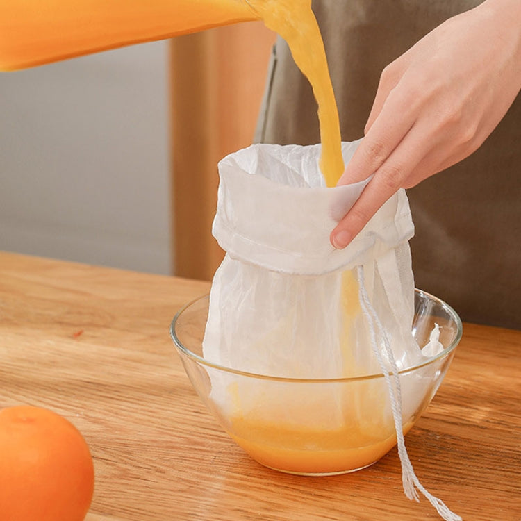2pcs /Pack Household Soymilk Dregs Filter Bag Juice Filter Mesh Pouch