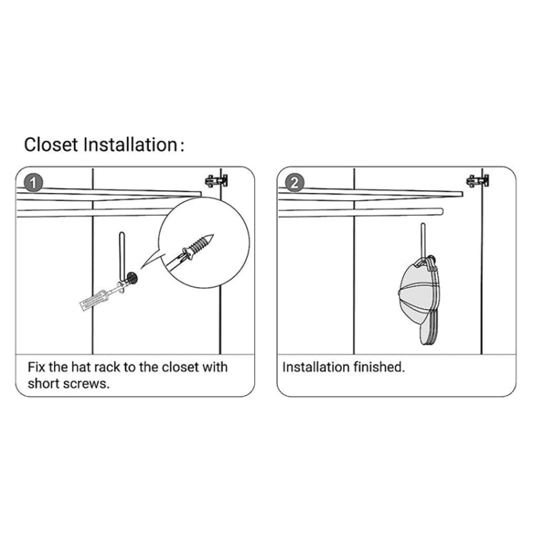 L-Shaped Iron Wire Rack Baseball Cap Storage Stand Wall Mounted Hat Holder
