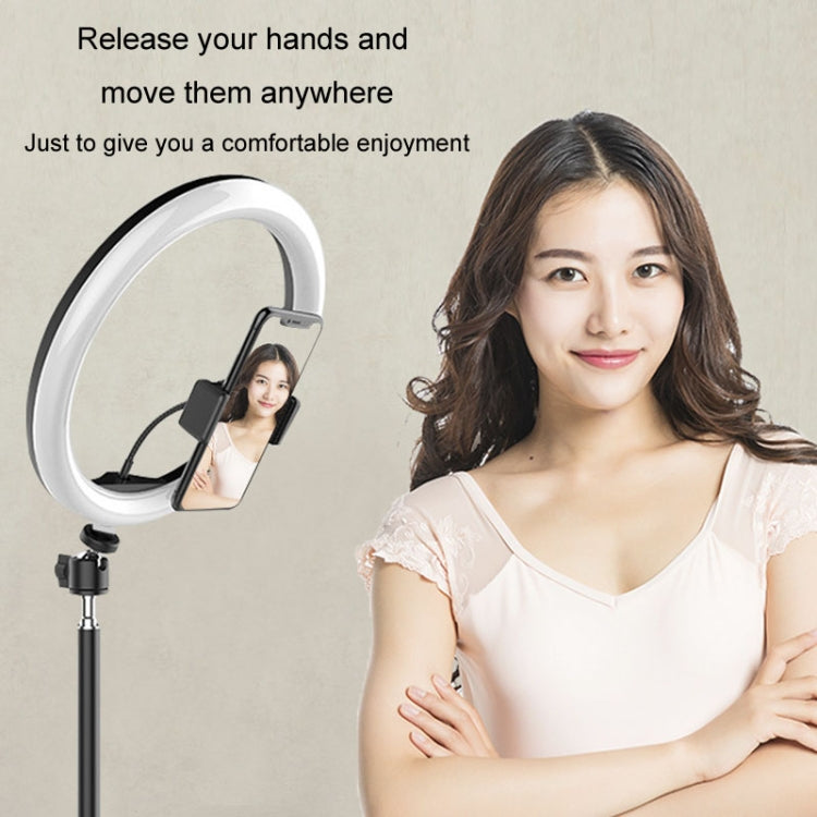 Live Beauty Ring Light Phone Clip 360 Rotating Heads Hose Clamp Stand
