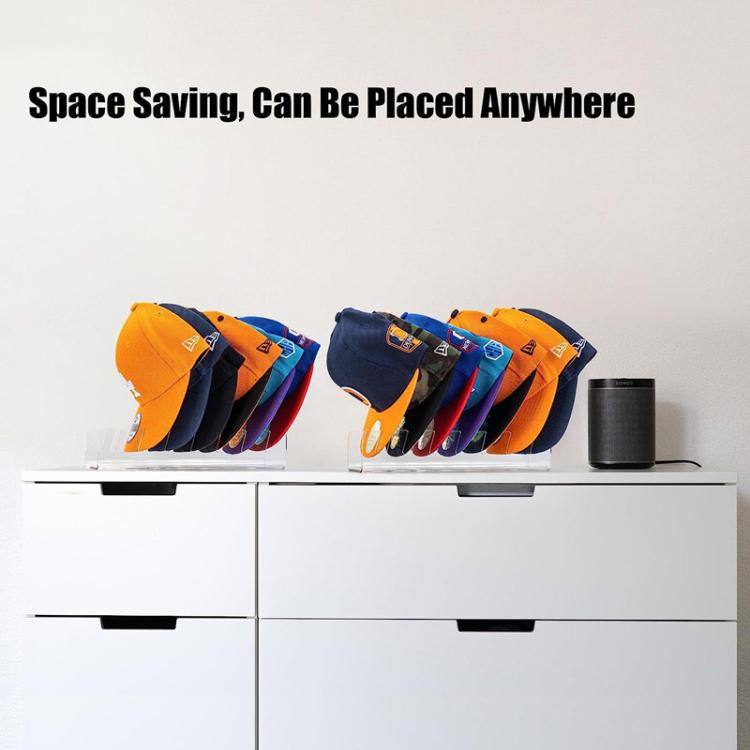 Acrylic Baseball Cap Holder Can Store 7 Baseball Caps