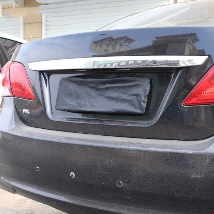 1pair Dustproof Waterproof Thickened Oxford Cloth License Plate Cover