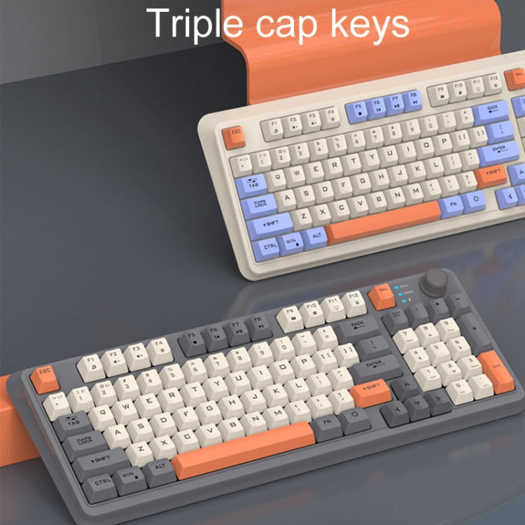 XUNSVFOX K94 Wireless Bluetooth Dual Mode Mechanical Keyboard Gaming Office Laptop Keyboard