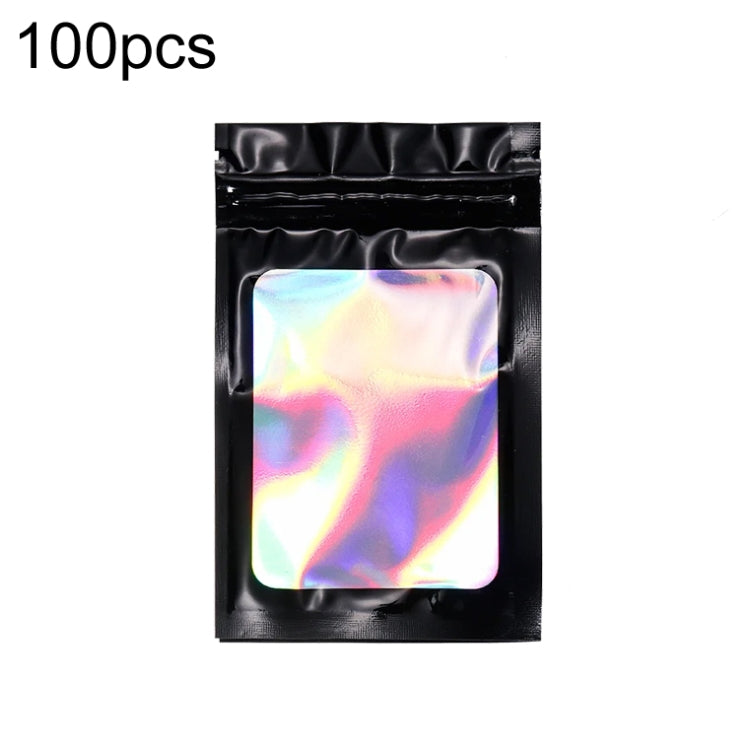 100pcs Laser Shaded Self-Sealing Bag Jewelry Closure Packaging Bags, 6 x 10cm Black, 6 x 10cm Pink, 6 x 10cm Orange, 7 x 10cm Black, 7 x 10cm Pink, 7 x 10cm Orange, 7.5 x 12cm Black, 7.5 x 12cm Pink, 7.5 x 12cm Orange, 8 x 13cm Black, 8 x 13cm Pink