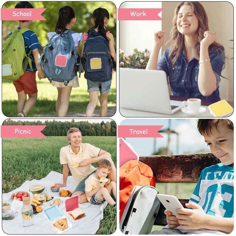 Sandwich Bread Fresh-keeping Storage Box Silicone Portable Take-out Lunch Box