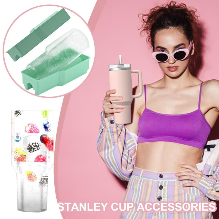 For Stanley Cup Integrated Ice Lattice Mold Silicone Ice Maker Case