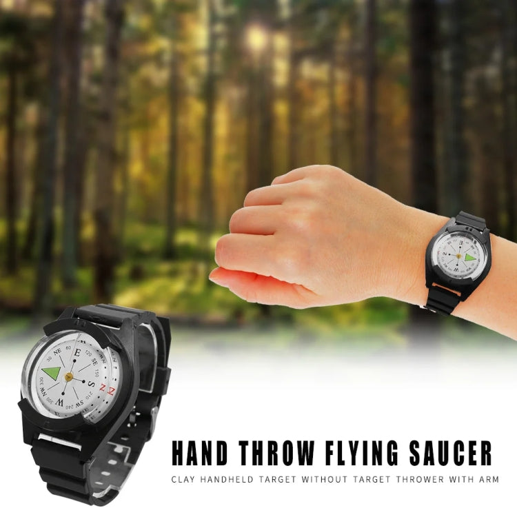 Silicone Strap Waterproof Portable Outdoor Wristwatch Style Compass