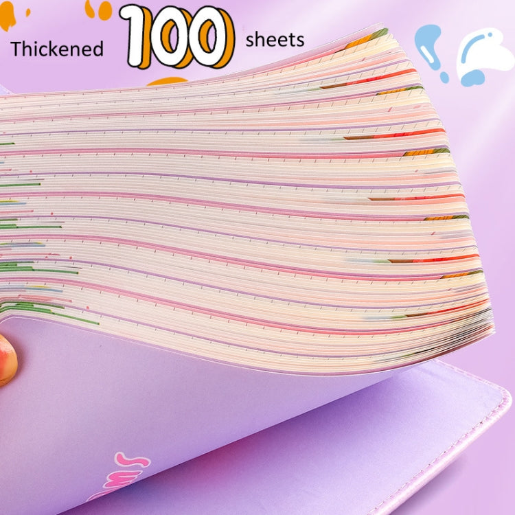 Kabaxiong A5 Size 3D Squishy Destress Cute Notebook Diary 100 Inner Pages