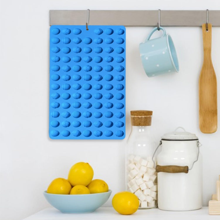 83-Cavity Mini Easter Egg Silicone Molds For Making Pet Treats, Fondant, Cake, Chocolate, Candy, And Cookies